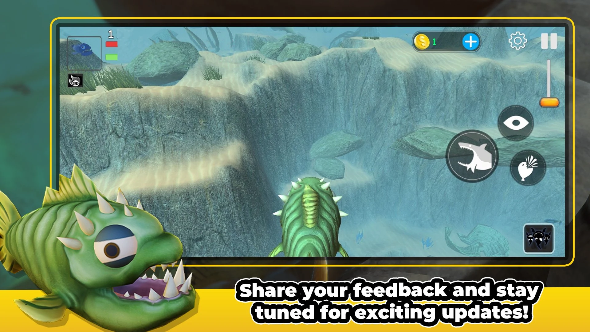 Feed and Fish Survivors screenshot